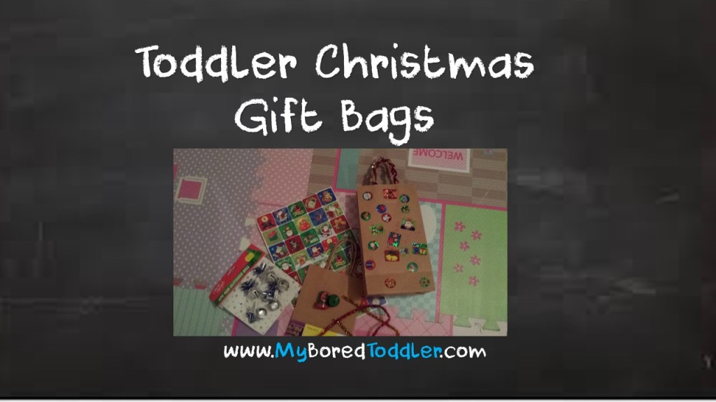 Toddler Christmas Craft Gift Bags