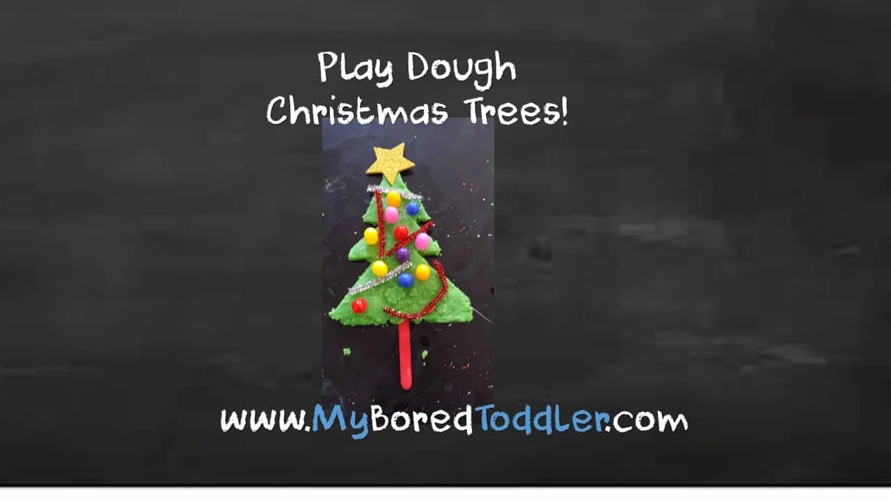 Playdough Christmas Trees