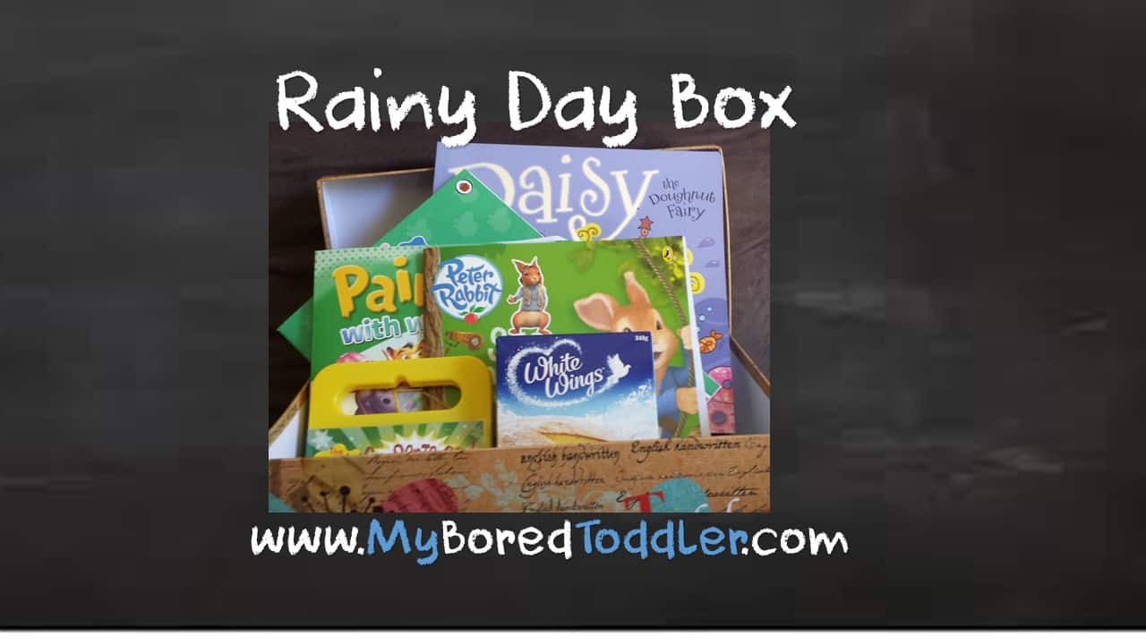 Rainy Day box for toddlers