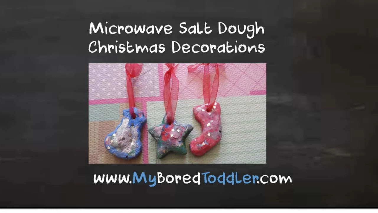 Salt dough christmas decorations