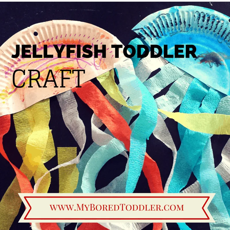 Jelly Fish Toddler craft activity