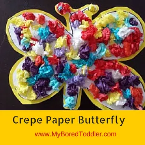 Crepe Paper Butterfly