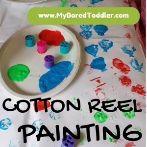 Cotton Reel Painting