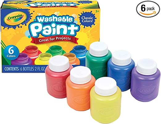 what paint to include in a toddler craft box 