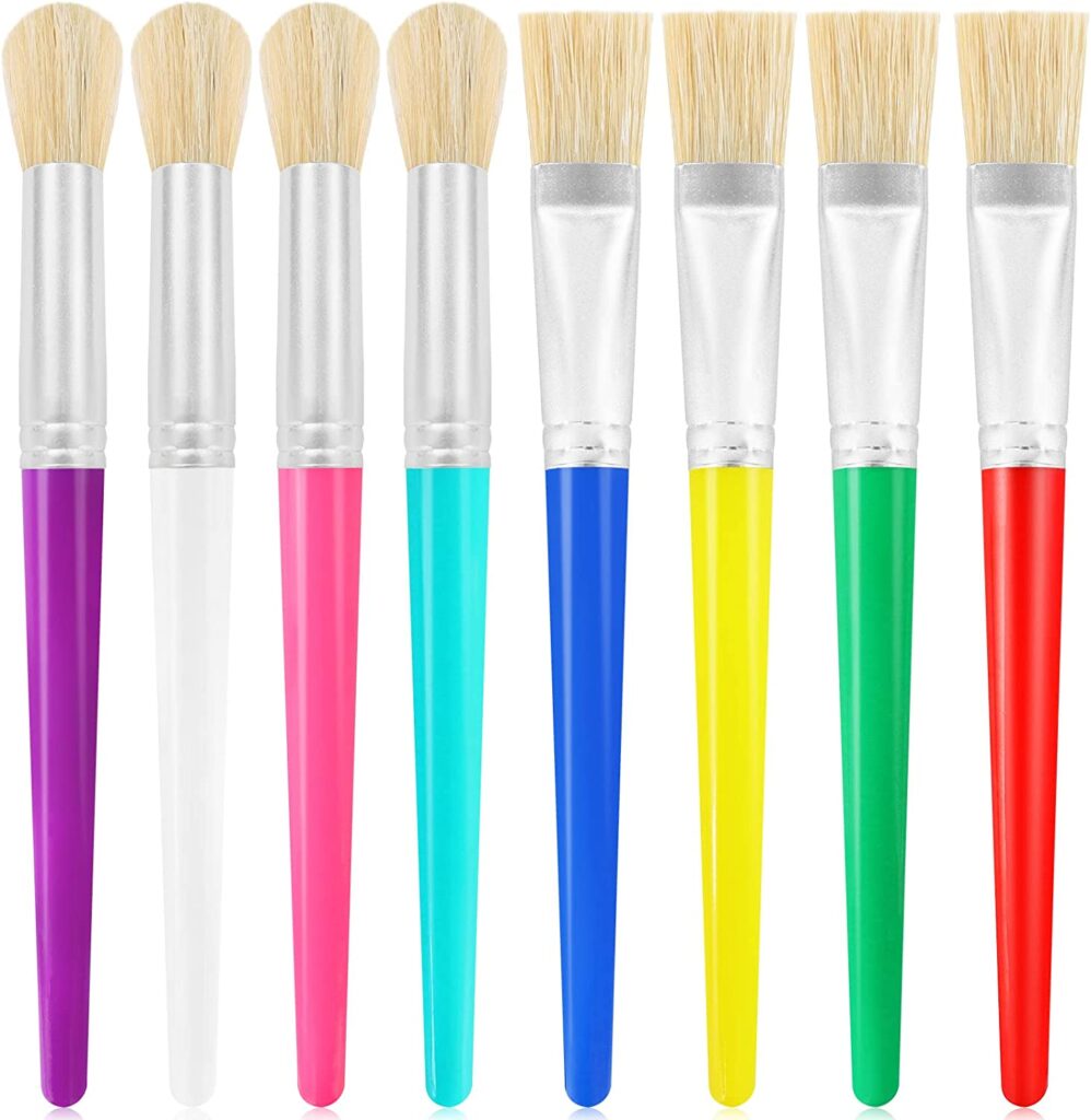 paintbrushes what to put in a toddler craft box 