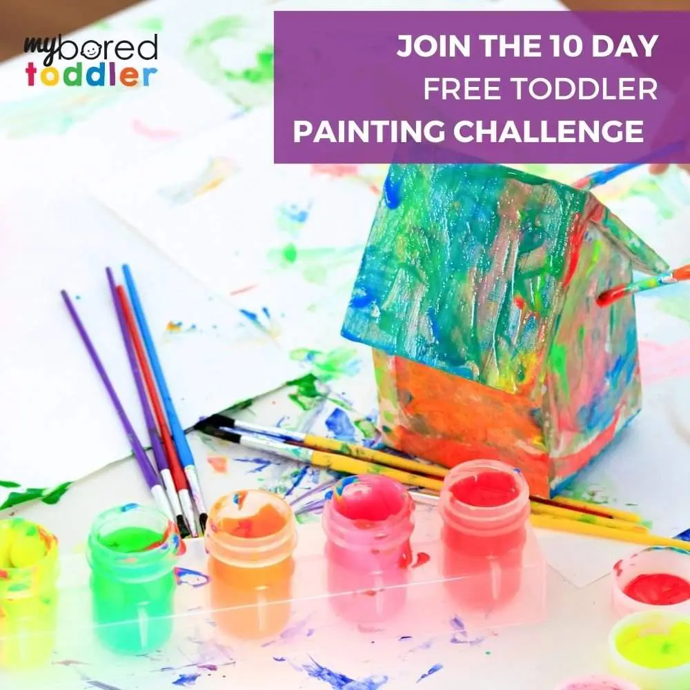 10 Toddler Painting Ideas WITHOUT using a paint brush My Bored Toddler