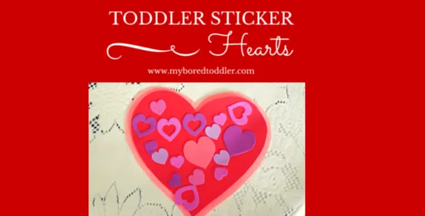 toddler sticker craft