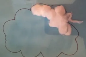 toddler activity rain clouds