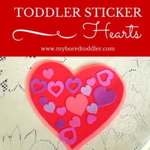 toddler craft activity valentines day heart