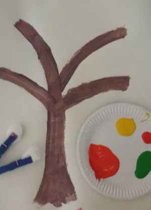 autumn tree toddler craft