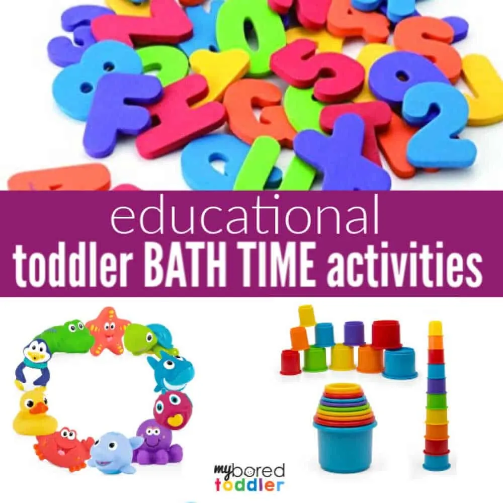 toddler bath time activities educational and fun