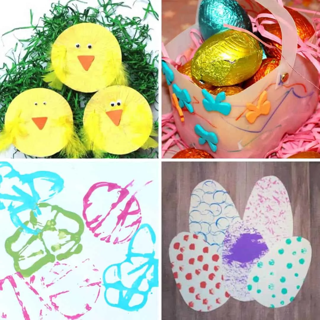 Easter Ideas for toddlers - easy crafts and activities for 1,2 and 3 year olds for Easter 1