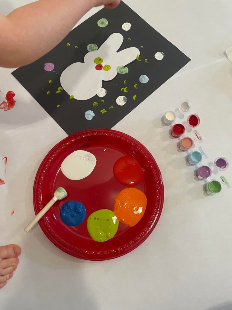 Easter craft painting for toddlers 