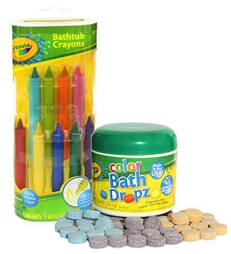 crayola bath crayons and bath drops