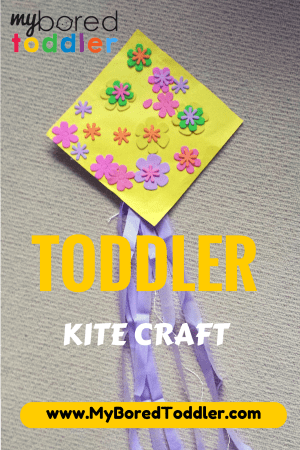 toddler spring craft activity kite