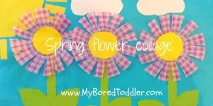 spring craft for toddlers flower collage