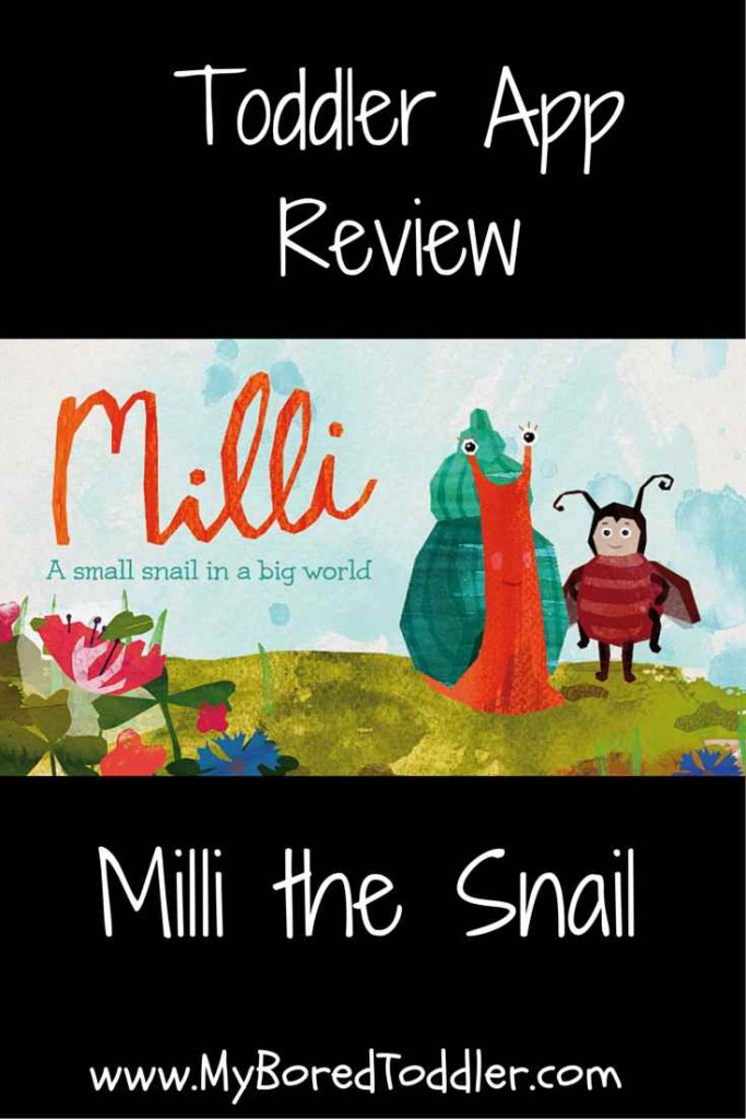 toddler app review milli the snail