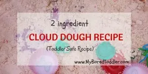 cloud dough recipe for toddlers