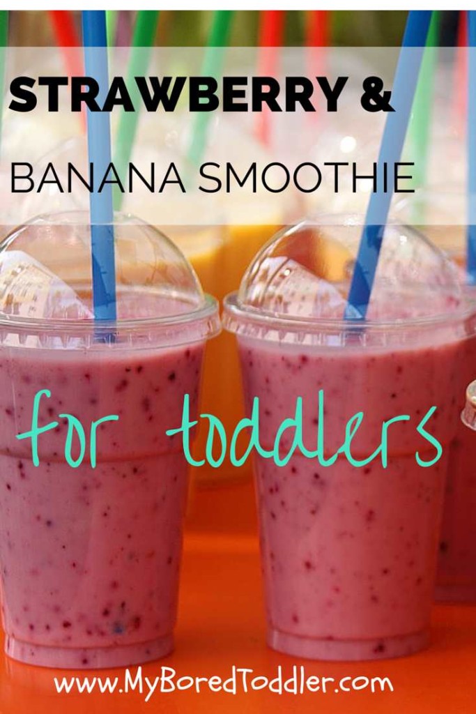 strawberry banana smoothie recipe for toddlers