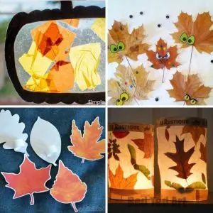 easy fall and autumn craft ideas for toddlers and preschoolers 1 year olds 2 year old 3 year old