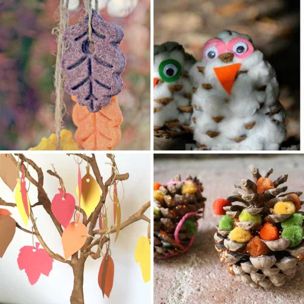 Fall Crafts for Toddlers - fun autumn and fall themed crafts and activities