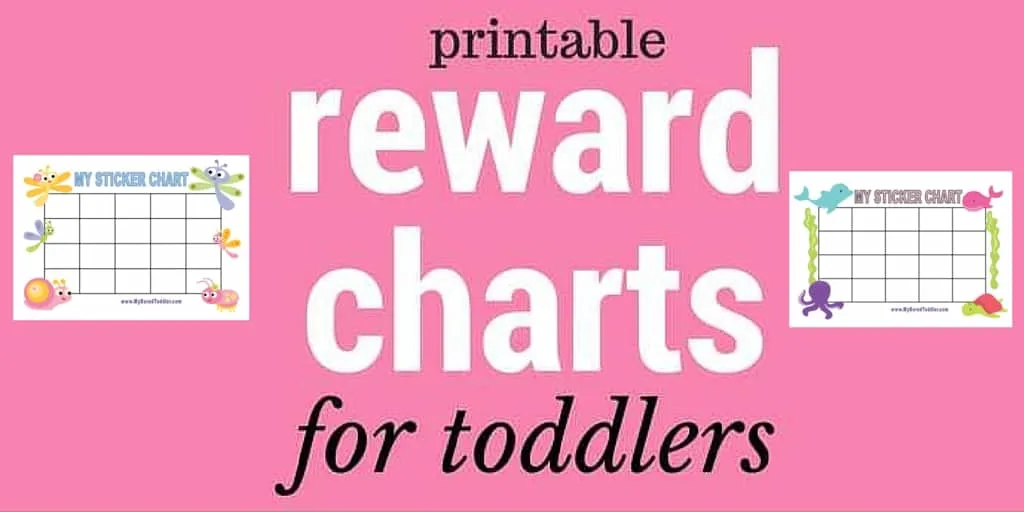 printable reward charts for toddlers