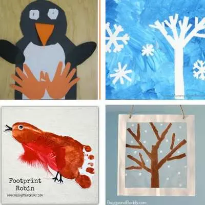 12+ Easy Winter Crafts for Kids - Toddler at Play