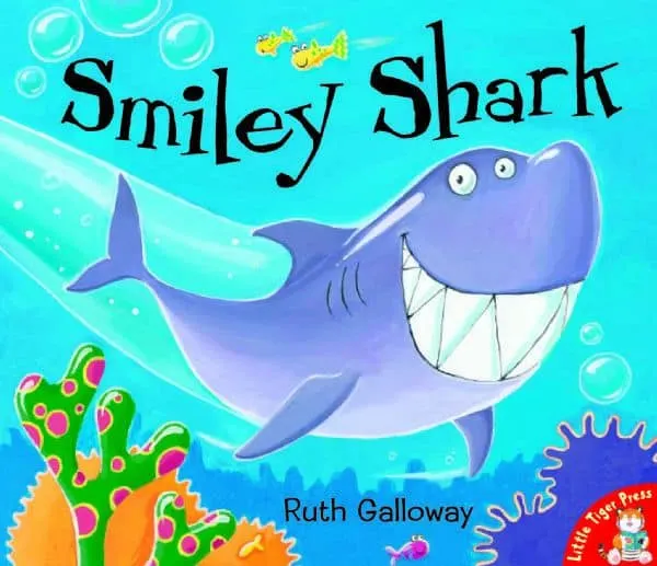 Smiley Shark - underwater books for toddlers 