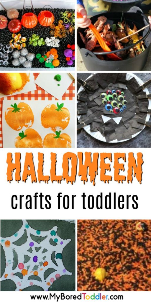 Halloween Crafts for Toddlers - My Bored Toddler Halloween Fun!