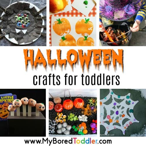 Halloween crafts for toddlers square