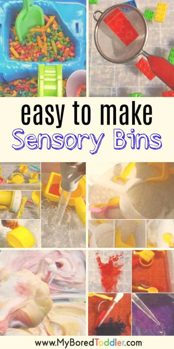 simple sensory bins for toddlers easy 