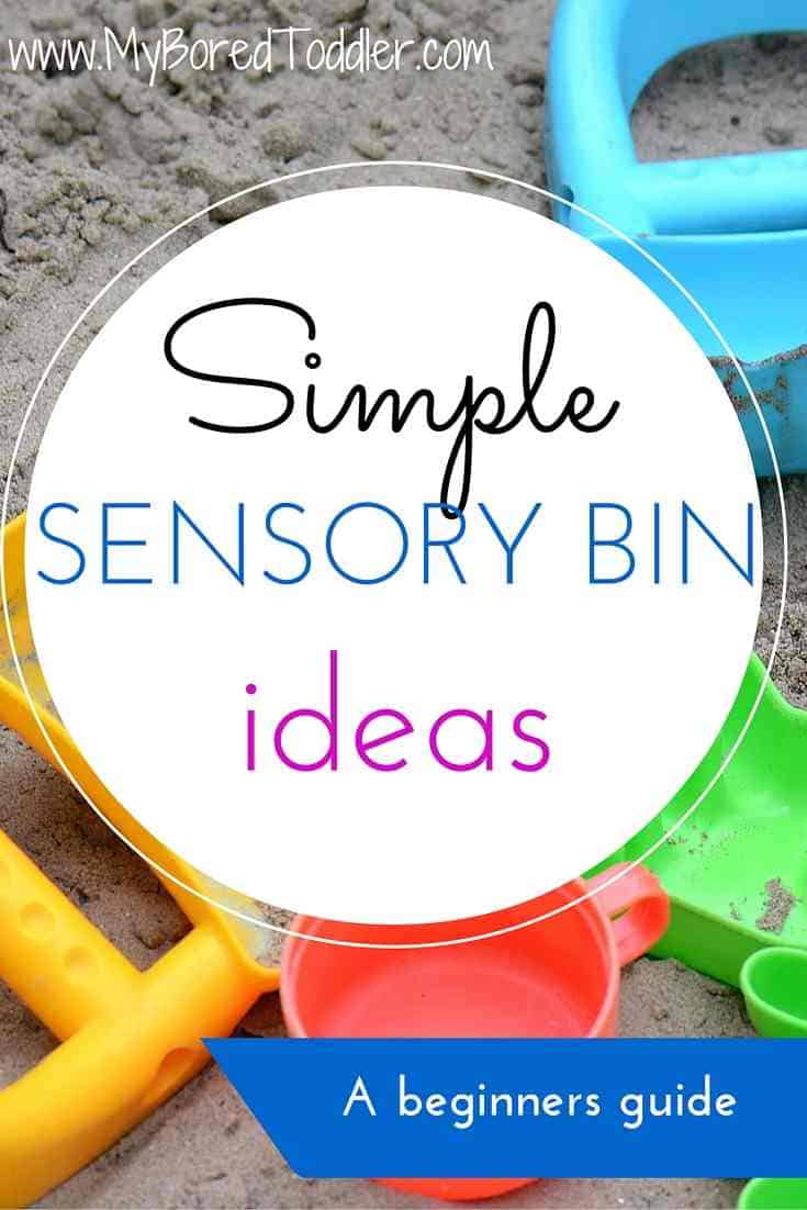 simple sensory bin ideas pinterest