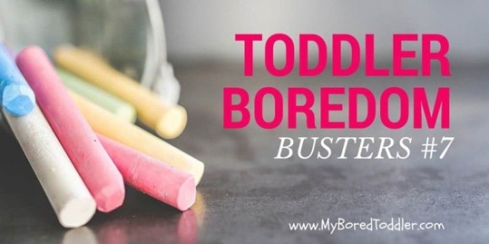 toddler boredom buster activities