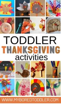 Thanksgiving Crafts for Toddlers - My Bored Toddler