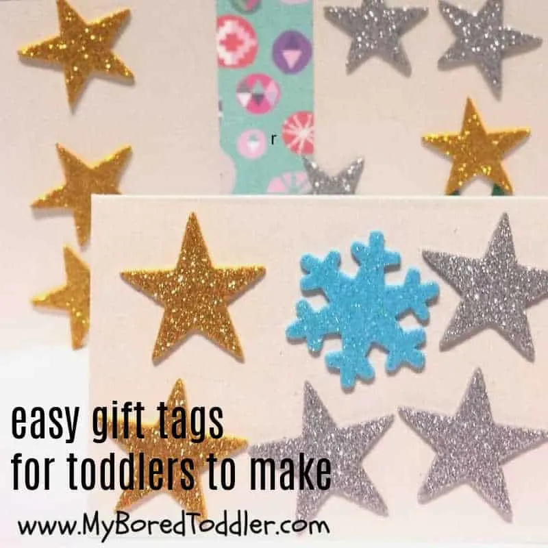 easy gift tags for toddlers to make