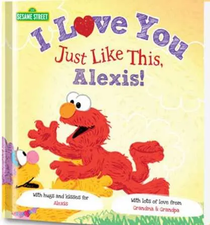 sesame street personalized gift