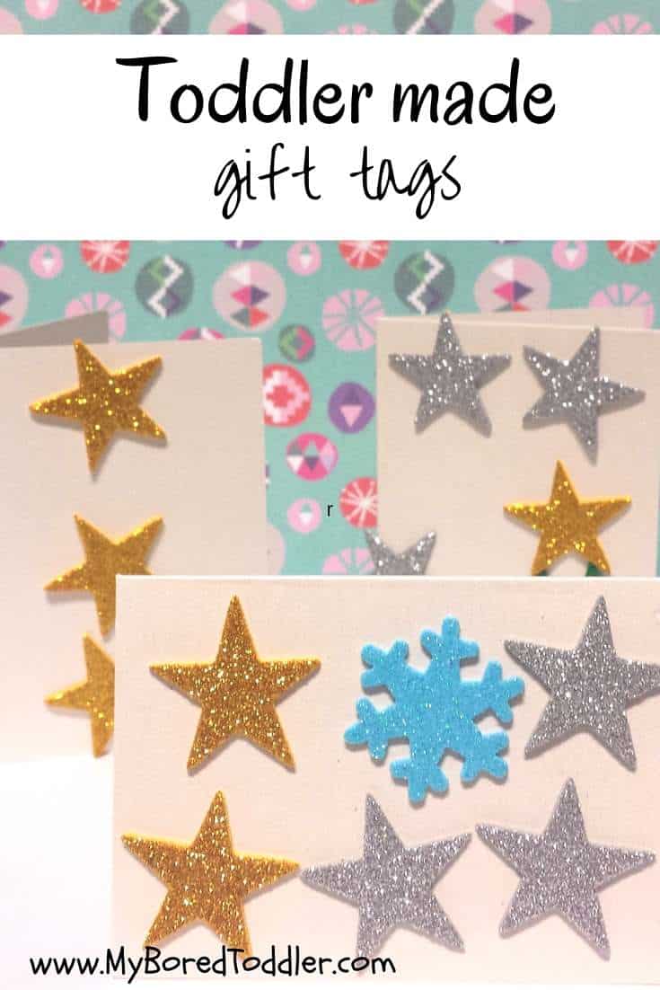 christmas craft for toddlers gift tags