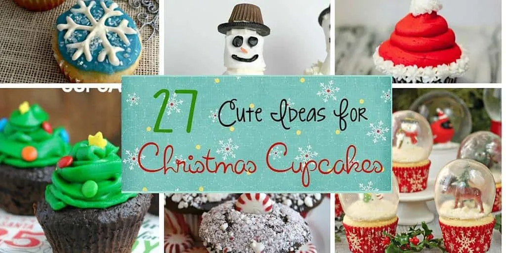 Cute ideas for Christmas Cup Cakes