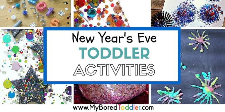 New Year's Eve Sensory Bins for Toddlers - My Bored Toddler