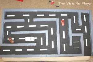 Wooden car maze (1)