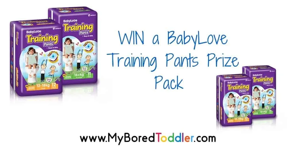 BabyLove training pants review and giveaway