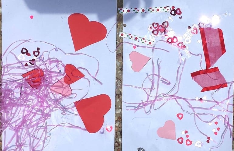 Valentine's Day Invitation to Play Toddler Activity