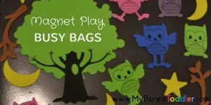 toddler busy bags magnet play