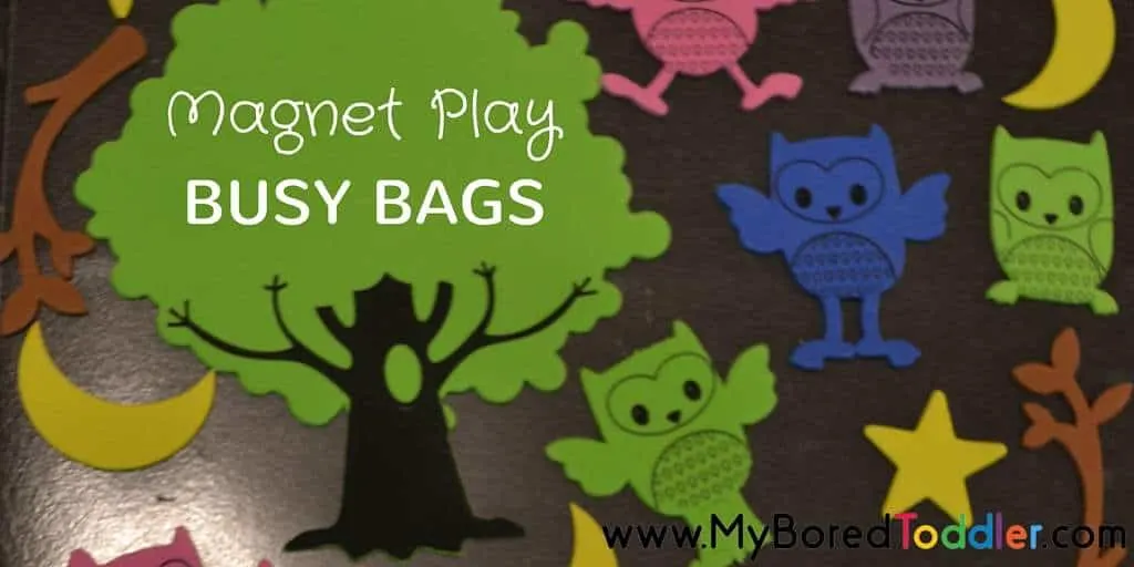 toddler busy bags magnet play