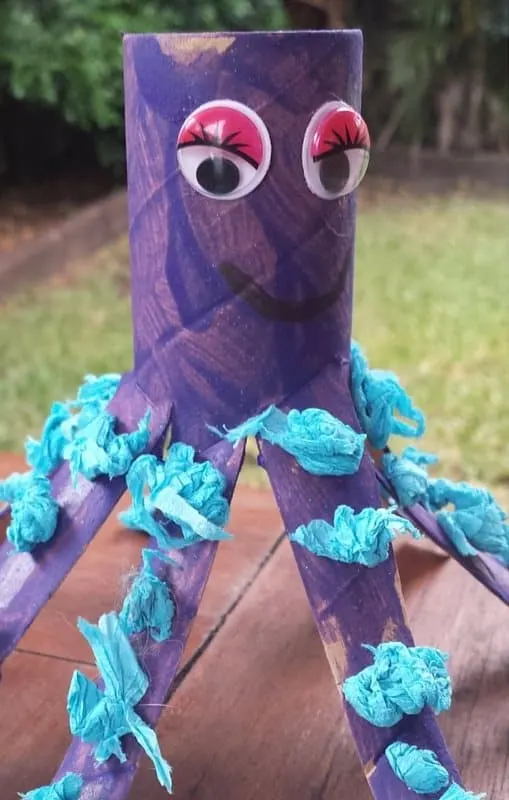 Toddler Craft Activity - Octopus and Jellyfish