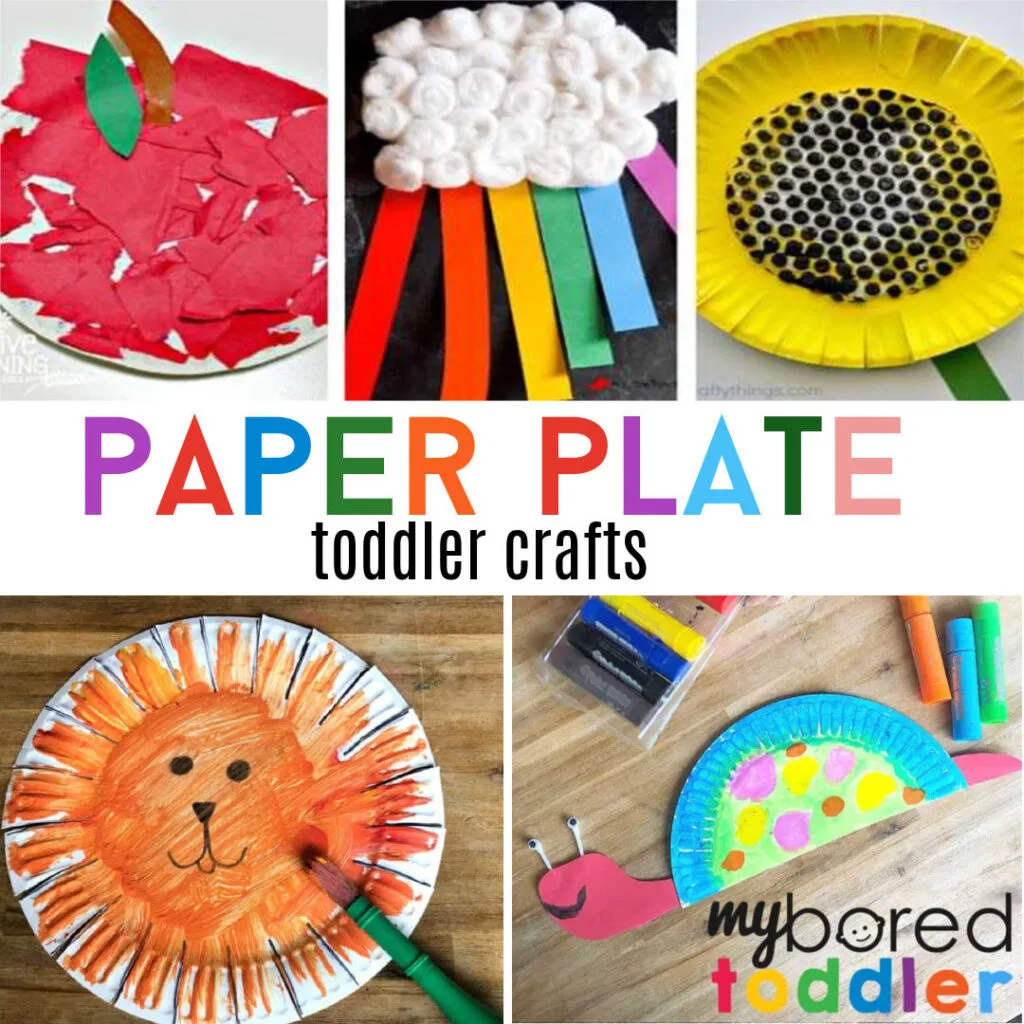 paper plate toddler crafts instagram feature