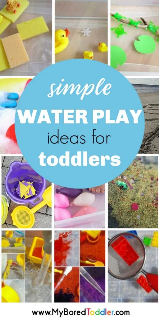 Water play ideas for babies and toddlers