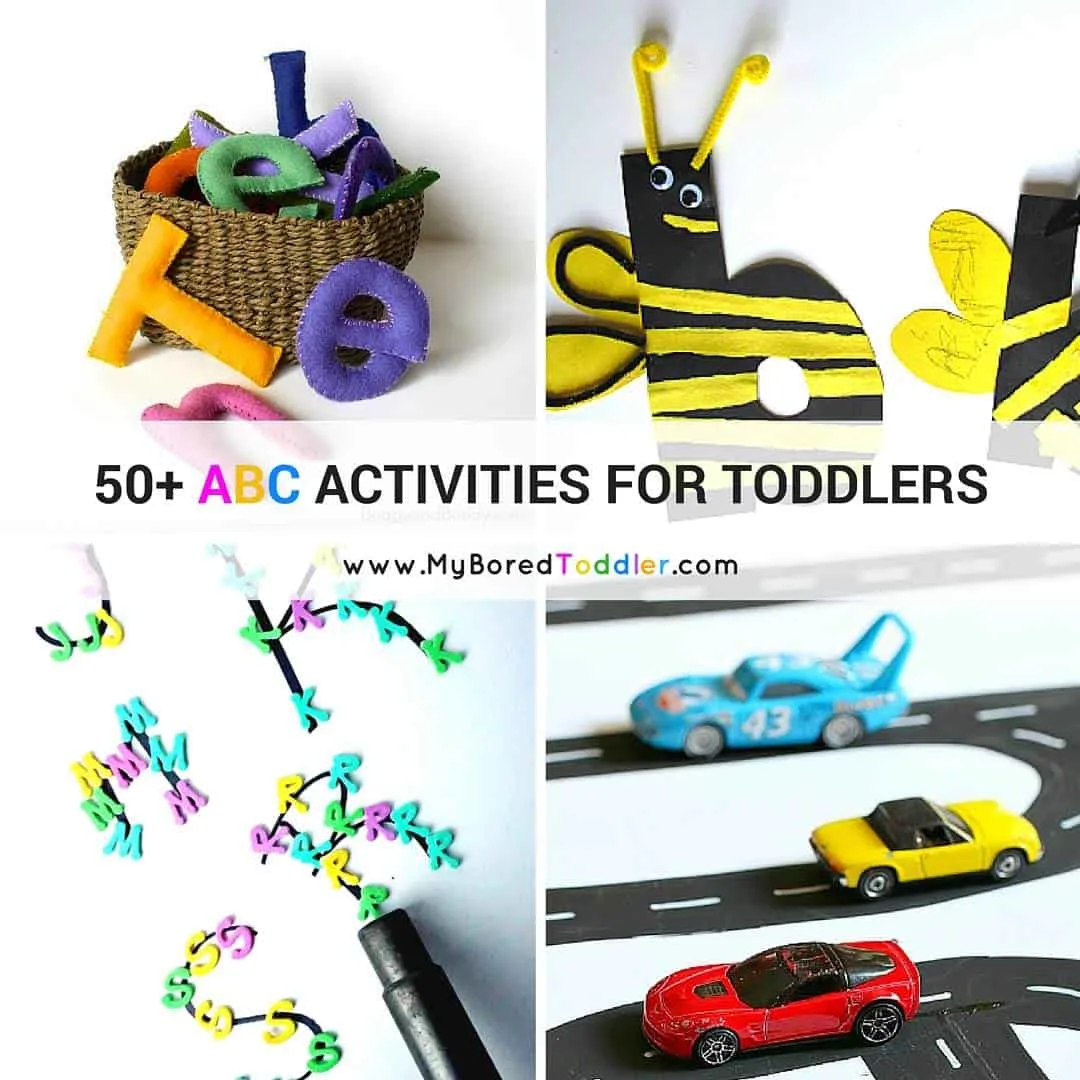 50 ABC Activities For Toddlers - Instagram reduced