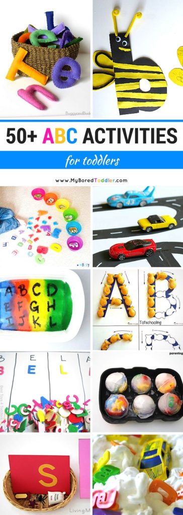 50+ ABC Activities for Toddlers - My Bored Toddler