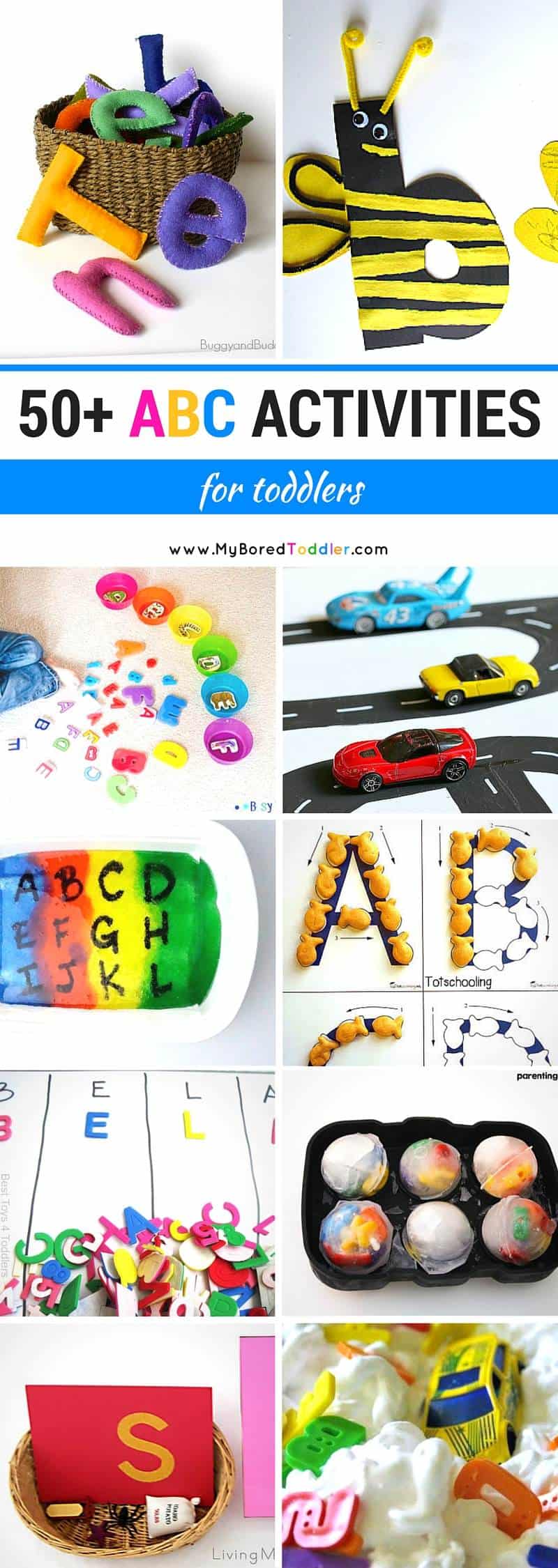 50+ ABC Activities for Toddlers